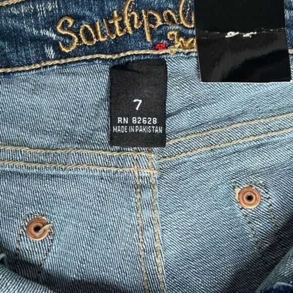 South Pole Straight Leg Denim Jeans Size‎ 7 - Picture 4 of 10